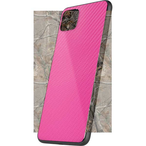 Pink Carbon Fiber Specialty Material Google Pixel 4 XL Skin